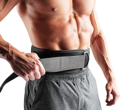 Weider Contoured Weight Lifting Belt for Deadlifts, Squats, Powerlifting Support, Strength Training - for Men and Women