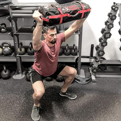 Rubberbanditz- Extra Large Fitness Sand Bag for Workout | Heavy Duty Sand Bags Weights for Crossfit, at Home Workouts, Cross-Training, Conditioning and Exercise