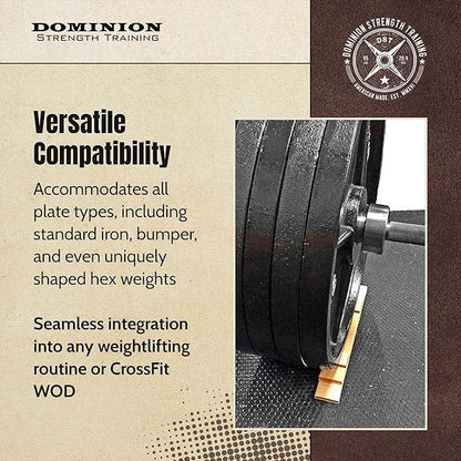 Compact Deadlift Jack Wedge - Portable Barbell Loader for Efficient Weightlifting and Powerlifting