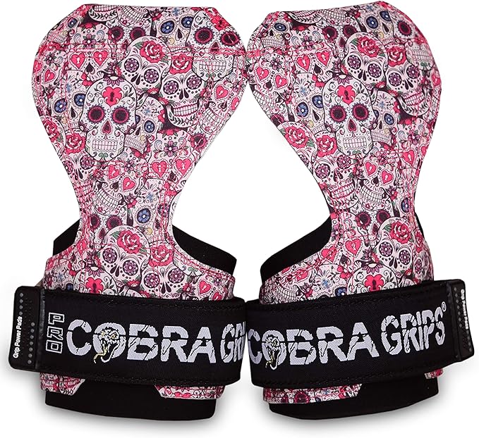 Cobra Grips PRO Weight Lifting Gloves Heavy Duty Straps Alternative with Power Lifting Hooks Padded Wrist Support for Deadlifts & Bodybuilding