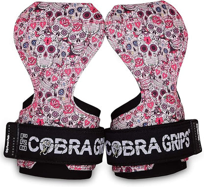 Cobra Grips PRO Weight Lifting Gloves Heavy Duty Straps Alternative with Power Lifting Hooks Padded Wrist Support for Deadlifts & Bodybuilding