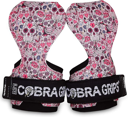 Cobra Grips PRO Weight Lifting Gloves Heavy Duty Straps Alternative with Power Lifting Hooks Padded Wrist Support for Deadlifts & Bodybuilding