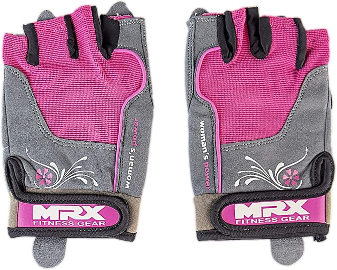 MRX BOXING & FITNESS Weight Lifting/Exercise Grip Gloves for Women, Great for Workouts, Weight Training and More, Pro Series
