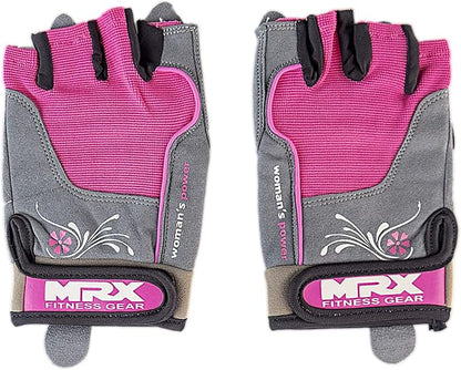 MRX BOXING & FITNESS Weight Lifting/Exercise Grip Gloves for Women, Great for Workouts, Weight Training and More, Pro Series
