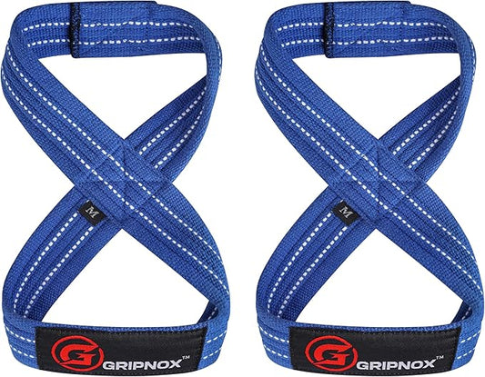 – Weight Lifting Straps Figure 8, Anti Slip Padded Wrist Support for Gym Workout Deadlift, Weightlifting, Powerlifting, Hand Bar Grip & Cross Training Strong Weightlifting Wrist Straps.