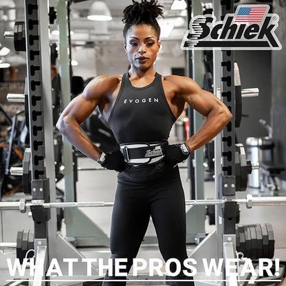 Schiek Model 710 Classic Training Lifting Gloves - All Day Comfort for Fitness Training - Cushioned Grip with Quick Pull Tab