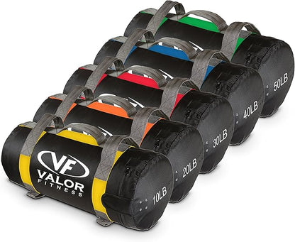 Valor Fitness SDB Pre-Filled Sandbags for Weight and Functional Training with 5 Grip Handles