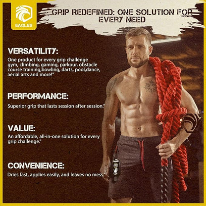 EAGLES Pro Grade Gym Liquid Chalk 50, 120 or 280ml Mess-Free Chalk for Weightlifting, Gymnastics Rock Climbing, Pole Grip, Sports Dries in Seconds - Sweat-Resistant and Long Lasting
