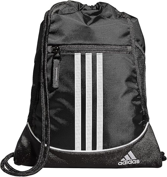 adidas Alliance Sackpack – Drawstring Backpack for Sports, Small Gym Bag