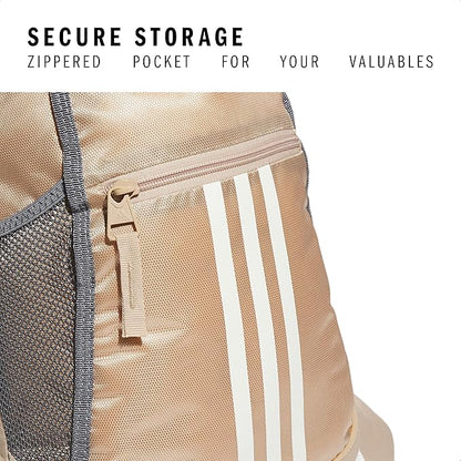 adidas Alliance Sackpack – Drawstring Backpack for Sports, Small Gym Bag