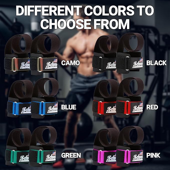 Schiek Sports Power Lifting Straps (1000-PLS)