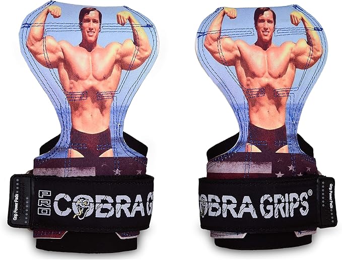 Cobra Grips PRO Weight Lifting Gloves Heavy Duty Straps Alternative with Power Lifting Hooks Padded Wrist Support for Deadlifts & Bodybuilding
