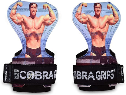 Cobra Grips PRO Weight Lifting Gloves Heavy Duty Straps Alternative with Power Lifting Hooks Padded Wrist Support for Deadlifts & Bodybuilding