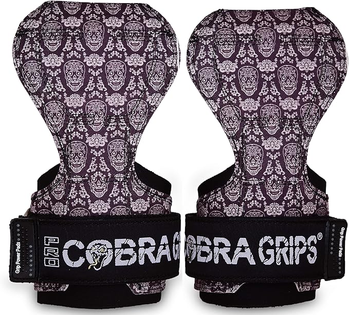 Cobra Grips PRO Weight Lifting Gloves Heavy Duty Straps Alternative with Power Lifting Hooks Padded Wrist Support for Deadlifts & Bodybuilding