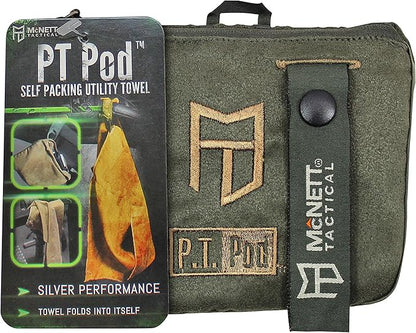 GEAR AID McNett Tactical PT Pod Microfiber Towel for Workouts and Fitness, 20" x 32"