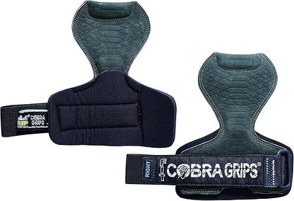 Cobra Grips PRO Weight Lifting Gloves Heavy Duty Straps Alternative with Power Lifting Hooks Padded Wrist Support for Deadlifts & Bodybuilding