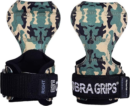 Cobra Grips PRO Weight Lifting Gloves Heavy Duty Straps Alternative with Power Lifting Hooks Padded Wrist Support for Deadlifts & Bodybuilding