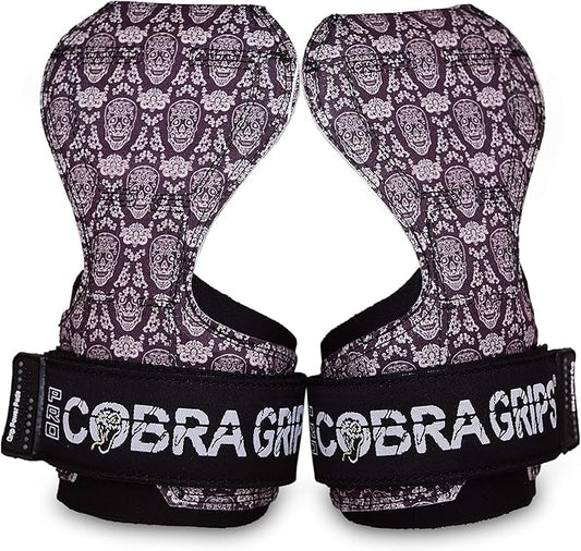 Cobra Grips PRO Weight Lifting Gloves Heavy Duty Straps Alternative with Power Lifting Hooks Padded Wrist Support for Deadlifts & Bodybuilding