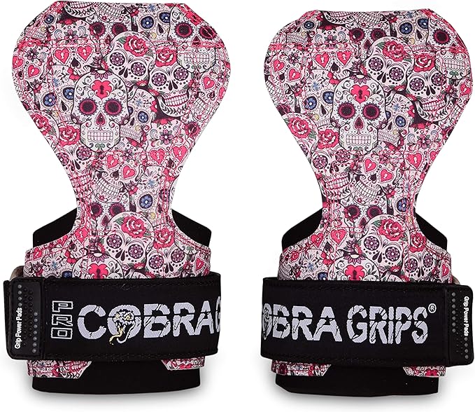 Cobra Grips PRO Weight Lifting Gloves Heavy Duty Straps Alternative with Power Lifting Hooks Padded Wrist Support for Deadlifts & Bodybuilding