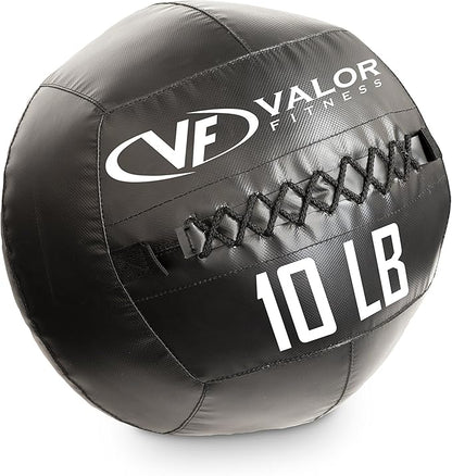 Valor Fitness Wall Ball Pros - Medicine Balls - Strength & Conditioning - Cross Training Core Workout Exercise Equipment - Weight Options Available -WBP