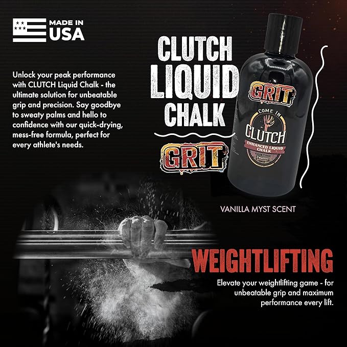 STYK Vaulter Magazine - Enhanced Liquid Chalk, No Mess, Work Out Chalk, Grip Boost, for Weightlifting, Gymnastics, Rock Climbing, Bodybuilding, Pole Vault, Crossfit, and More, Liquid Hand Chalk