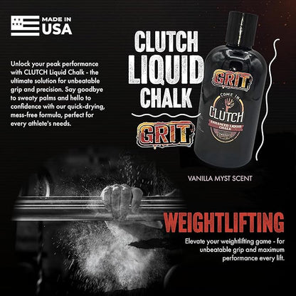 STYK Vaulter Magazine - Enhanced Liquid Chalk, No Mess, Work Out Chalk, Grip Boost, for Weightlifting, Gymnastics, Rock Climbing, Bodybuilding, Pole Vault, Crossfit, and More, Liquid Hand Chalk