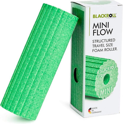 BLACKROLL - Mini Flow Foam Roller, Portable Massage Tool for Feet, Hands, and Arms, Ideal for Travel and Plantar Fasciitis Relief, Great for Exercise, Massage, and Muscle Recovery, 6" x 2"