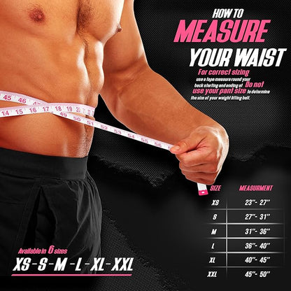 DXM SPORTS Self-Locking Weight Lifting Belt - Men Women Gym Fitness Strength Training, Bodybuilding Powerlifting Weightlifting Workout, Deadlift Squat, Pro Exercise Belt