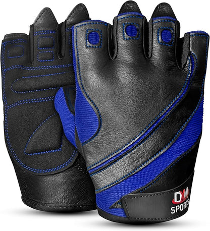 DXM SPORTS Workout Gloves for Men, Gym Weight Lifting Gloves with Wrist Support - Breathable, Anti-Slip Gloves for Exercise, Fitness, Cycling, Training, Outdoor Sports