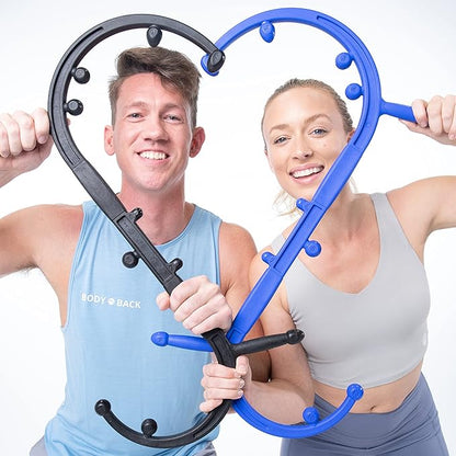 Body Back Buddy Elite His and Hers Bundle– USA Made – Trigger Point Massage Tool, Neck and Back Massager Handheld, Manual Self Massager, Massage Cane