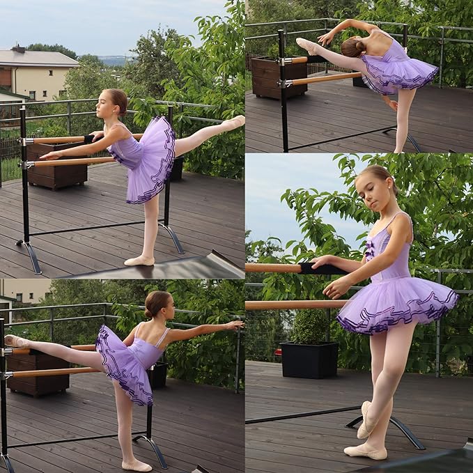 Ballet Barre Foam Detachable Protector Slider pad Cushion with Zipper for Home or Studio Comfort and Protection for Stretch, Pilates, Dance Class or Active Workouts