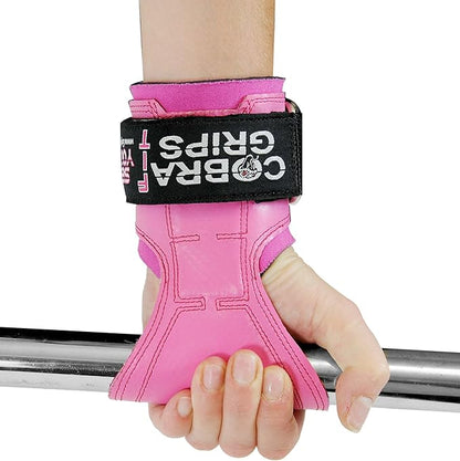 Cobra Grips PRO Weight Lifting Gloves Heavy Duty Straps Alternative with Power Lifting Hooks Padded Wrist Support for Deadlifts & Bodybuilding