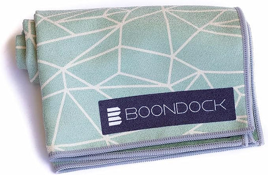Boondock Co | Premium Microfiber Hand Towel | for Gym, Yoga, Travel, Workout, Backpacking, Beach — Highly Absorbent Quick Dry and Sand Free Fabric (Gemstone)