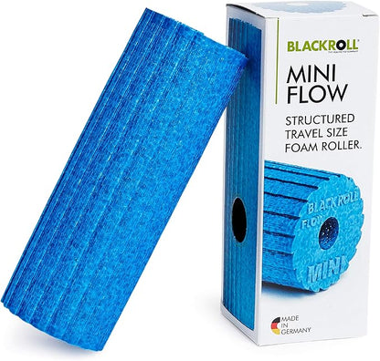 BLACKROLL - Mini Flow Foam Roller, Portable Massage Tool for Feet, Hands, and Arms, Ideal for Travel and Plantar Fasciitis Relief, Great for Exercise, Massage, and Muscle Recovery, 6" x 2"