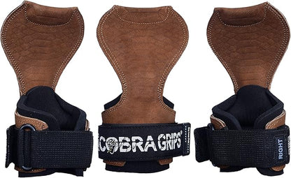 Cobra Grips PRO Weight Lifting Gloves Heavy Duty Straps Alternative with Power Lifting Hooks Padded Wrist Support for Deadlifts & Bodybuilding