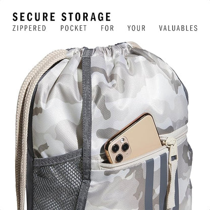 adidas Alliance Sackpack – Drawstring Backpack for Sports, Small Gym Bag