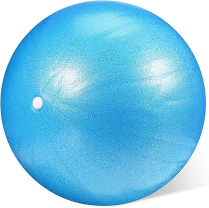 Mini Pilates Yoga Ball PVC Exercise Stability Trainer for Core Workout Balance Fitness at Home Gym Blue