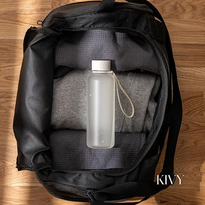 KIVY Slim Water Bottle 22oz [Lightweight & Shatterproof] - Reusable Tritan Water Bottle - Leak Proof Bottle for Women & Men - Water bottle no straw - Dishwasher Safe - BPA Free