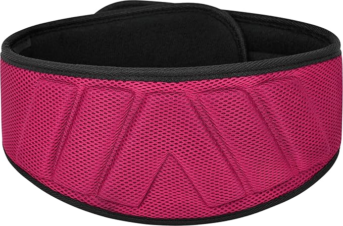 RDX Weight Lifting Belt, Curved Padded Back Lumbar Support, Fitness, Core Exercise Workout Bodybuilding Powerlifting Deadlifts Squats, Ladies Gents Men Women Home Gym Equipment