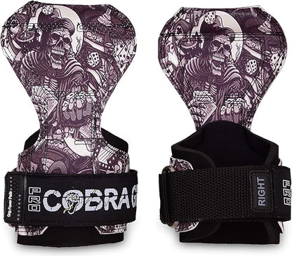 Cobra Grips PRO Weight Lifting Gloves Heavy Duty Straps Alternative with Power Lifting Hooks Padded Wrist Support for Deadlifts & Bodybuilding