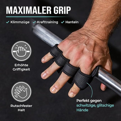 PULLUP & DIP Neoprene Grip Pads Lifting Grips, The Alternative to Gym Workout Gloves, Lifting Pads for Weightlifting, Calisthenics & Powerlifting, No More Sweaty Gym Gloves