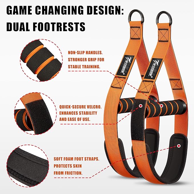 Pull Up Assistance Bands, Heavy Duty Resistance Bands with Handles, Exercise Band with Door Anchor, Adjustable Workout Band Set for Pull Up Bar, Full Body Strength&Muscle Training, Recovery, Home Gym