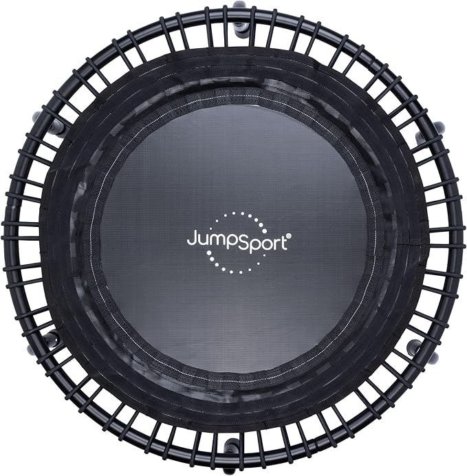 JumpSport 39" ESSENTIAL Fitness Trampoline | Model 220, 230, 250 | Exercise Trampoline | 30 Low-Impact Bungees