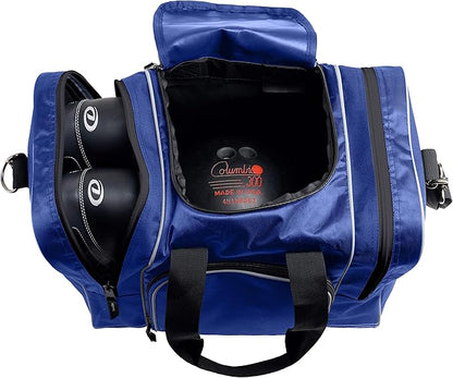 Athletico Bowling Bag for Single Ball - Single Ball Tote Bag With Padded Ball Holder - Fits a Single Pair of Bowling Shoes Up to Mens Size 14