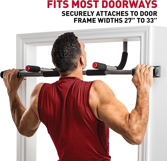 Perfect Fitness Men's Perfect Multifunctional Multi Pro, Strength Training, Pull Up Bar, Fitness Equipment for Home Gym, White, One Size