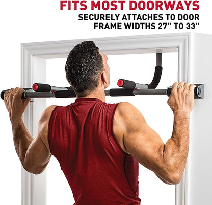 Perfect Fitness Men's Perfect Multifunctional Multi Pro, Strength Training, Pull Up Bar, Fitness Equipment for Home Gym, White, One Size