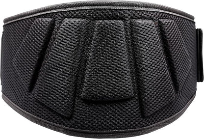 Grip Power Pads Weightlifting Gym Belt Powerlifting for Men & Women 6 Inch Back Support Best for Olympic Gym Lifting (Black, 40"- 45" Around Navel X-Large)
