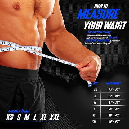 DXM SPORTS Self-Locking Weight Lifting Belt - Men Women Gym Fitness Strength Training, Bodybuilding Powerlifting Weightlifting Workout, Deadlift Squat, Pro Exercise Belt