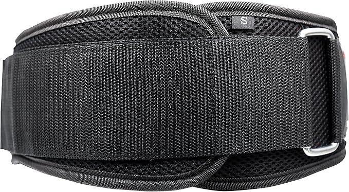 Grip Power Pads Weightlifting Gym Belt Powerlifting for Men & Women 6 Inch Back Support Best for Olympic Gym Lifting (Black, 40"- 45" Around Navel X-Large)