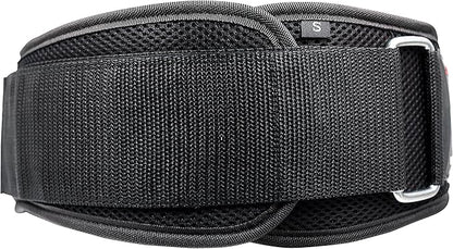 Grip Power Pads Weightlifting Gym Belt Powerlifting for Men & Women 6 Inch Back Support Best for Olympic Gym Lifting (Black, 40"- 45" Around Navel X-Large)